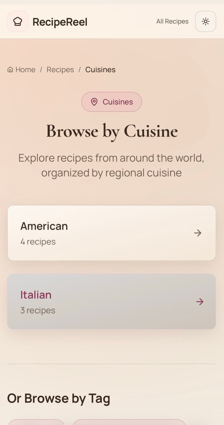 Food video on TikTok